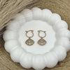 Butterfly Hoop Earrings