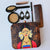Lady with Gajara Square Clutch