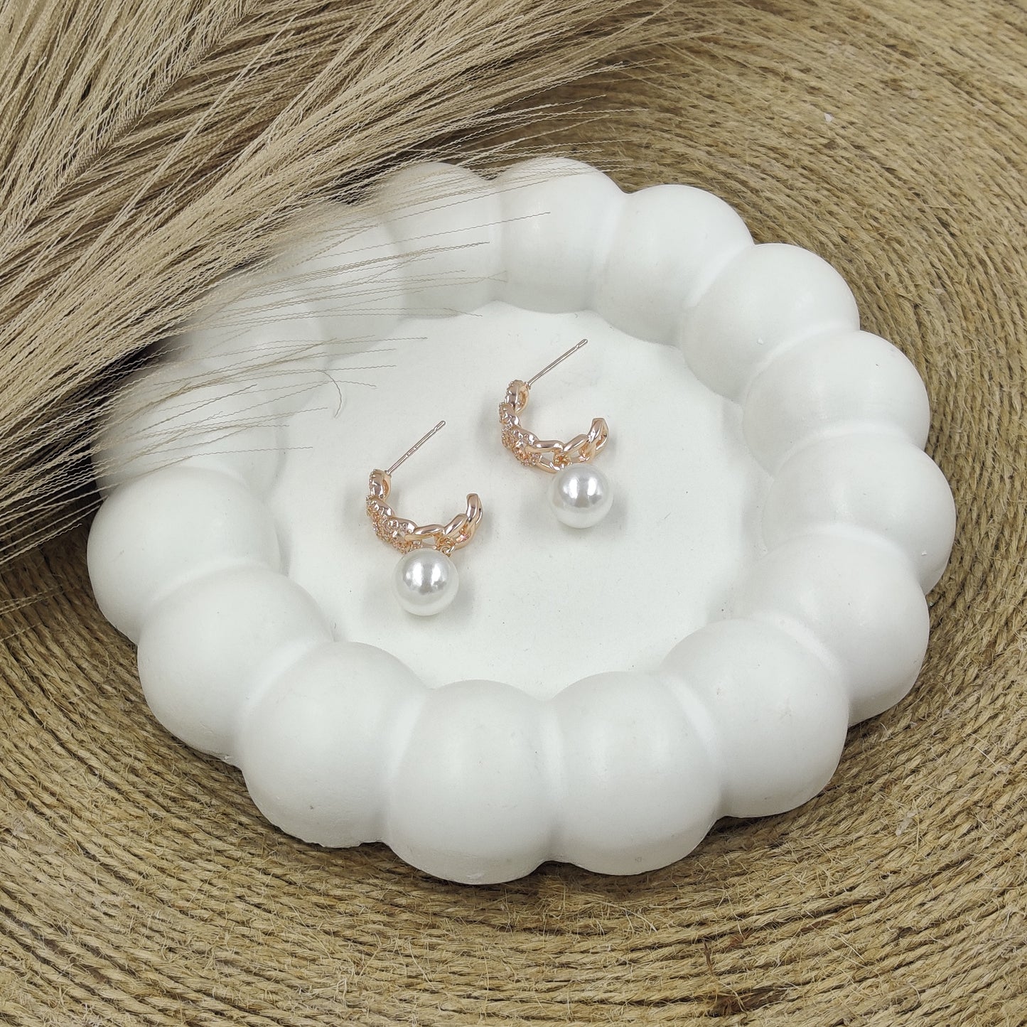 Pearl Stud Earrings