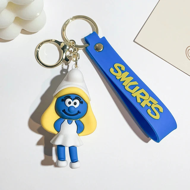 Smurfs 3d keychain