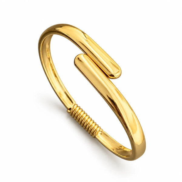 Serene Twist Gold Kada