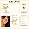 Star Charm Bow Ball Back Stud